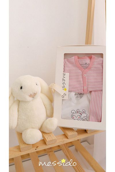 Messido 100% Cotton Newborn Set of 3