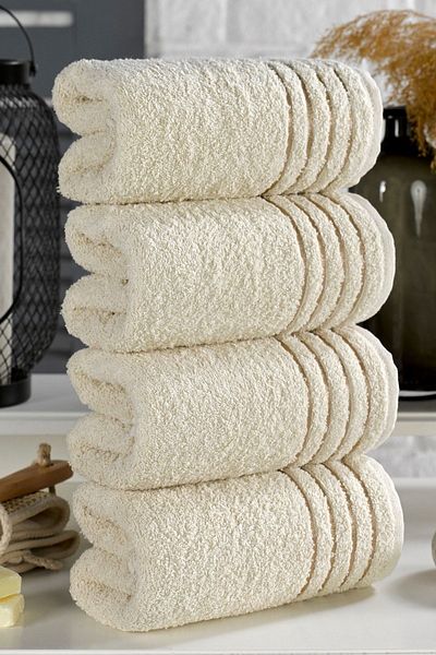 Casnack Diana Towel Set 4 Pieces 50x90cm