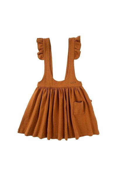 Little Gusto Gilet Dress Baby Tile Organic Cotton