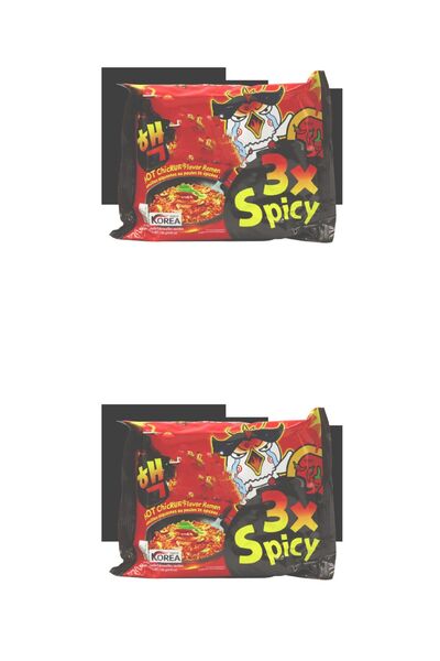 BULDUK Kore ramen 2Li 3x Spicy Hot Chiken flavor noodle 140g (HELAL SERTİFİKALI)
