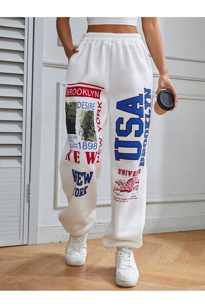 lolyme Yüksek Bel Joger Hardal Sarısı Eşofman Altı