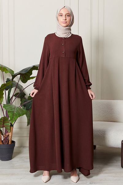 fistan Aerobin Fabric Mevlana Φούστα - Φαρδιά Εφαρμογή Hijab Φόρεμα, Φόρεμα Mother's Prayer