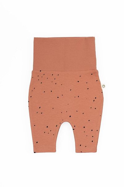 Little Gusto High Waist Trousers Baby Cosmos Pink Organic Cotton