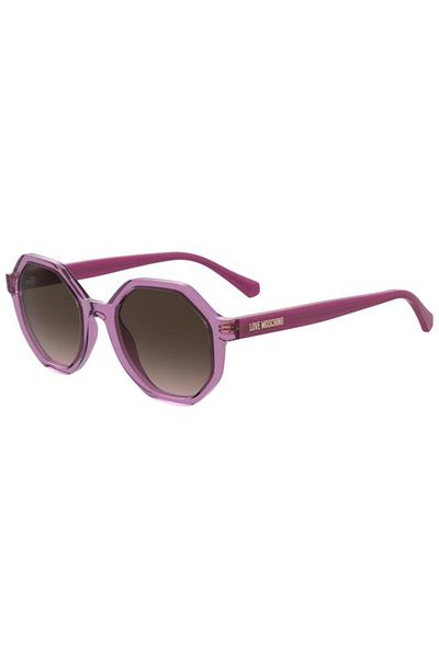 Love Moschino MOL076/S Fuchsia Sunglasses - 52 20 140 Model
