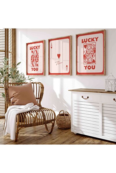June Art Gallery Lucky You Poster set, Pinterest Poster, Dekoratif Poster