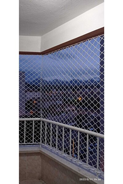 Kare Safety 6mm Kalınlıkta 5x5 Göz Aralığı 2x4 Metre Evcil Hayvan Ve Çocuk Emniyet Filesi