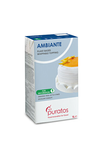 PURATOS Ambiante Topping Vegan Sıvı Krem Şanti 1 lt