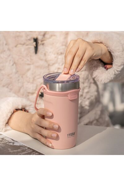 Tyeso Soulmate Tumbler Vacuum Stainless Steel Silicone Strap 710ml