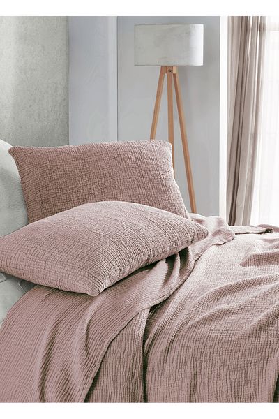 destinyhometex Multi Muslin Natural 4 Layer - 100% βαμβάκι 2 μαξιλαροθήκες 50x70cm