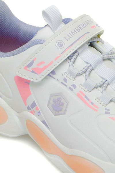 lumberjack Pantofi sport ortopedici pentru fete - Liliac alb, Talpă cu memorie, Confort zilnic