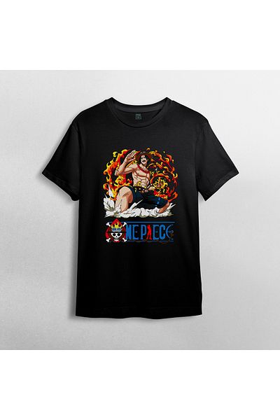 Pixxa Μπλουζάκι One Piece Crew Neck 100% βαμβακερό - 7