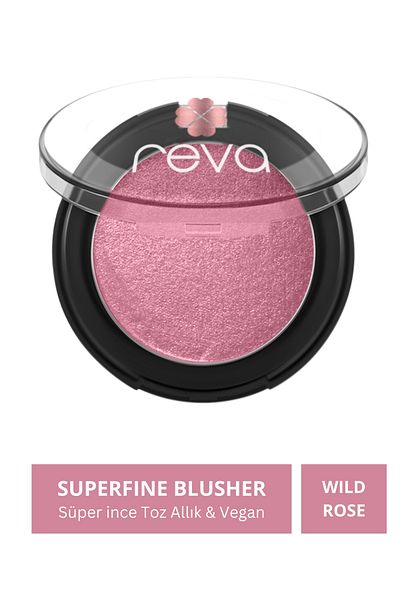 REVA Superfine Blusher Wild Rose - Superfine Powder Blush 7.5 gr - No: 705 - Vegan & Clean Content
