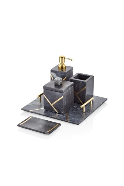 beyazsarayhomeconcept 5'Lİ MERMER BANYO SETİ