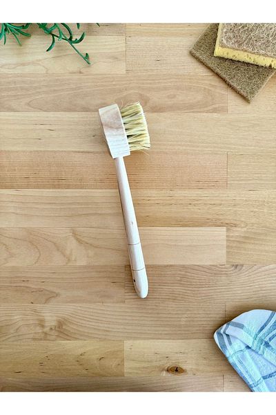 Mottogo Natural Wooden Vegan Decorative Multi-Purpose Herbal Cleaning Brush