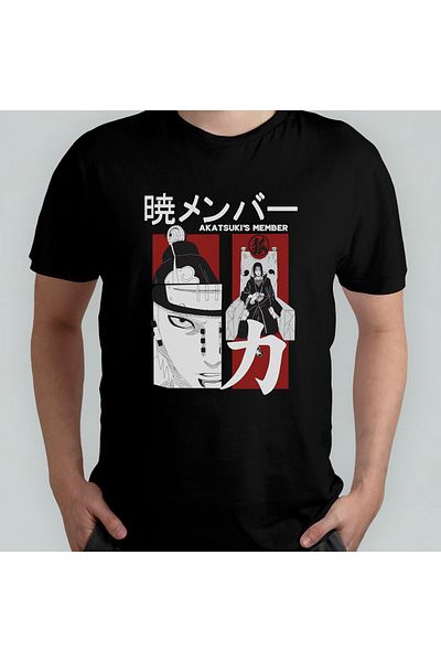 Pixxa Μπλουζάκι Naruto - Itachi Uchiha Crew Neck 100% βαμβακερό - 3