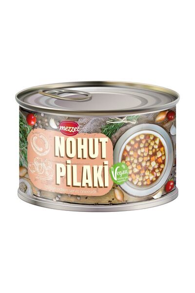 Mezzet Vegan Koruyucusuz 400 gram Nohut Pilaki