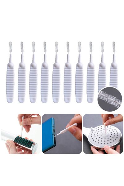 OMAC 5Pcs Shower Head Cleaning Brush Pore Gap Cleaning Brush Phone Hole For Kitchen Toilet