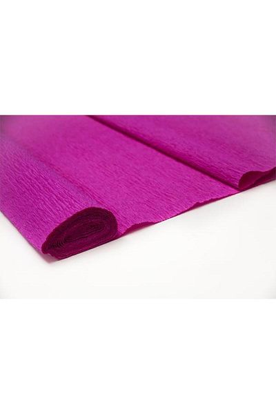 Puti Hârtie Krapon Fuchsia - 50x200 Cm, 1 Pachet 10 Bucăți