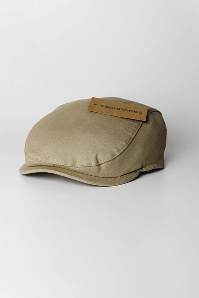 Capstories Beige Cap Hat - Standard Size, 1st Class Fabric