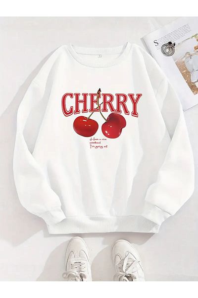 Vordevia Special Design - Cherry Printed Sweatshirt