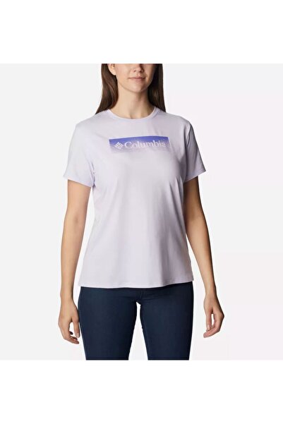 Columbia Sun Trek Graphic Tee Kadın Beyaz T-Shırt