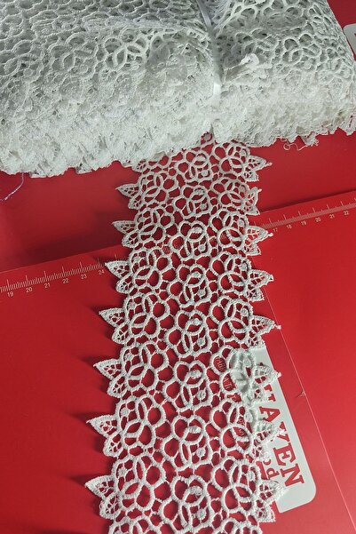 DUAYEN Güpür Dantel Gözbebeği Desen En Güzel Tekstiller Için 1 Metre