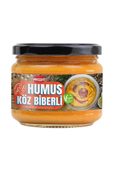 Mezzet Vegan Koruyucusuz 300 gram Köz Biberli Humus