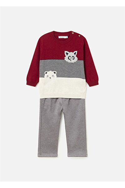MAYORAL Erkek Bebek 2'li Takım Guinda 2544