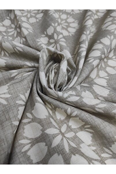 Evcimenhome Лляна тканина 170 см x 170 см, колір sunny: бежевий з кремовим ві...