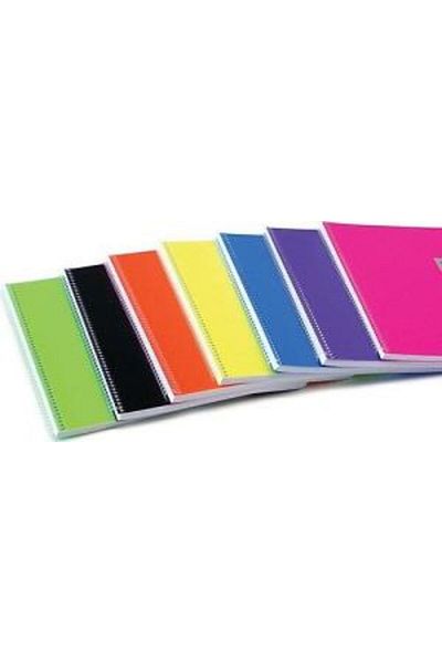 Komeks Copertă din plastic pentru caiet cu spirală cu dungi 60 Yp A4 60/1 Sa4-12-lı-pkt