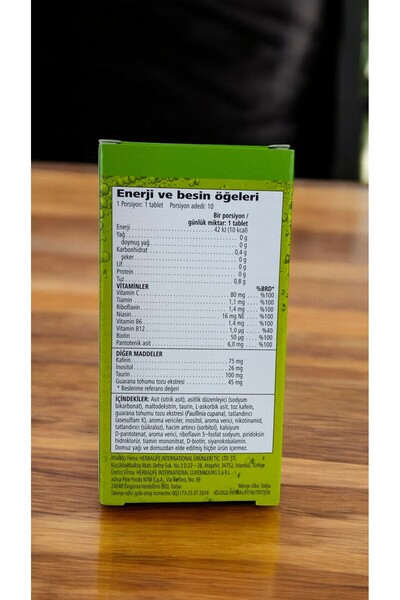 Herbalife Liftoff Limon Aromalı Efervesan Içecek 10 Tablet Takviye Edici Gıda