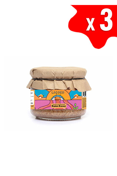 LAÇOKO 825 gram Şekersiz, Katkısız, Glutensiz, Vegan, Doğal Kavrulmuş Badem E...