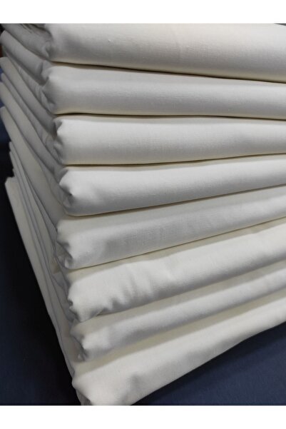 Evcimenhome 3 Pieces 110cmx110cm Duvet Cover Sheet Holder Cotton Piece Fabric Wed Ecru