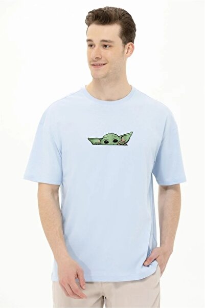 oneagılyazı Star Wars Master Yoda - Μπλουζάκι με κοντό μανίκι με λαιμόκοψη