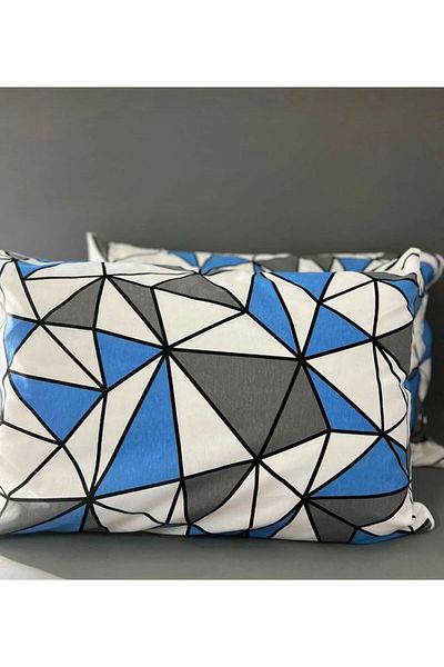 Belsina Fetă de pernă din bumbac 50x70 CM - 2 bucăți cu model