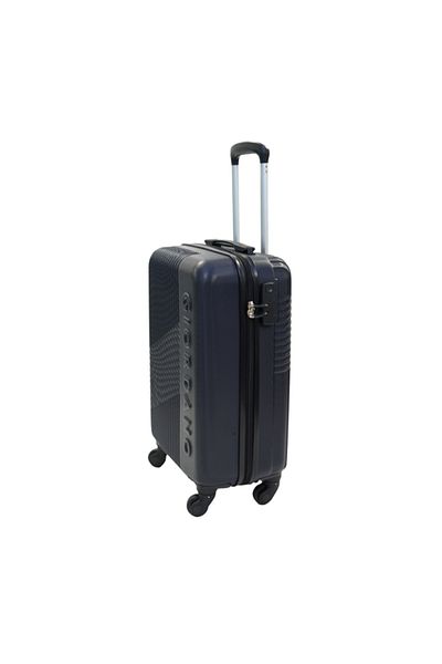Giordano Logo Series Carry-On Small Cabin 20" Suitcase Navy, ABS Hard Shell Lightweight Durable.