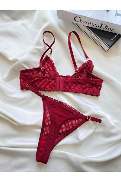 ARONA Δαντελωτό γυμνό Bralet - Δώρο στρινγκ