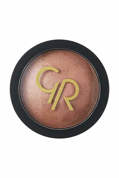 Golden Rose Baked Stardust No: 107 - Peach Pink Sparkling Blush - 8691190540838