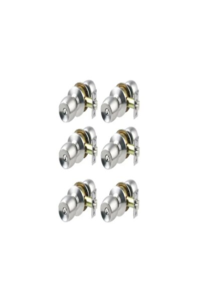 Kalite TURGUTLAR 6’lı Otel Tipi Topuzlu Kapı Kolu Kilidi