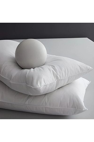 Junenext Premium Set of 2 - Cotton Baby Pillow, Pure Silicone Filled, 35X45Cm, 255Gr