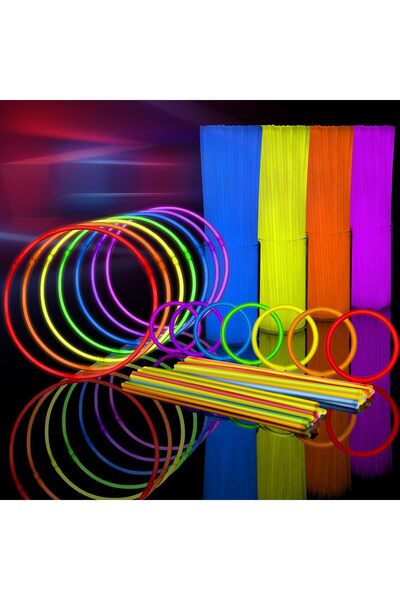 STLIFE parti seti ışıklı çubuklar parlak bileklik kolye halhal düğün parti do...