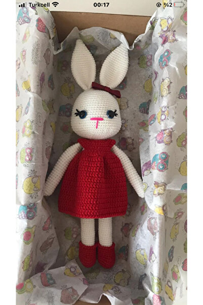 MK hobievimm Amigurumi Tavşan Organik Oyuncak