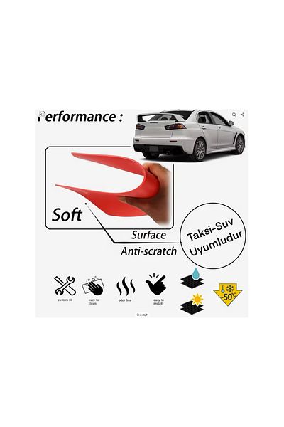 gcstore Red Rally Model 4-Piece Sports Shoe Holder - Suitable for All Kinds of Vehicles