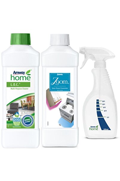 Amway Loc Çok Amaçlı Konsantre Yüzey Temizleyici + Zoom Pas Ve Yağ Temizleyic...