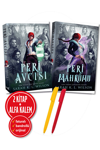 İndigo Kitap SARAH K. L. WİLSON 2 KİTAP SET/ Peri Avcısı + Peri Mahkumu + Alf...