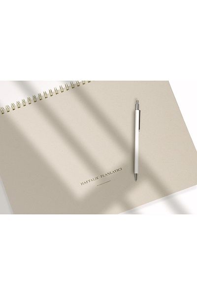 Fark Tanıtım Spiral Bound 12 Month Weekly Planner