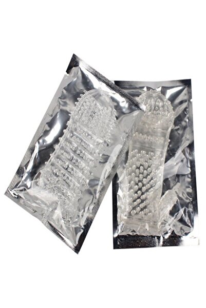 BLACK'S SHOP YUMUŞAK SİLİKONLU TIRTIKLI PENİS KILIFI P-P-K-105