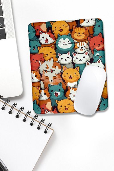 fafaatölye Cat Wrist Support Mouse Pad