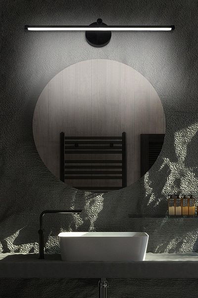 D-light 50 Cm. White Picture Mirror Sconce