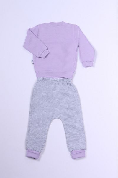 HÇM Girl's Tracksuit Set - Rabbit Printed B60